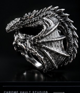 Dragon ring full angle showcase